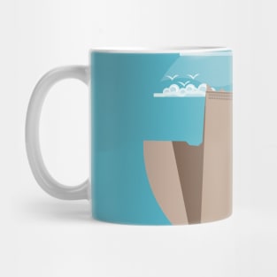 Moroccan Cities illustration, best gift for morocco lovers Mug